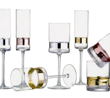 Set of 2 Manhattan White Wine Glasses - Anton Studio Designs