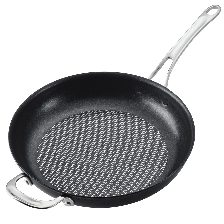 Anolon X SearTech Non Stick Frying Pan With Helper Handle - 30cm