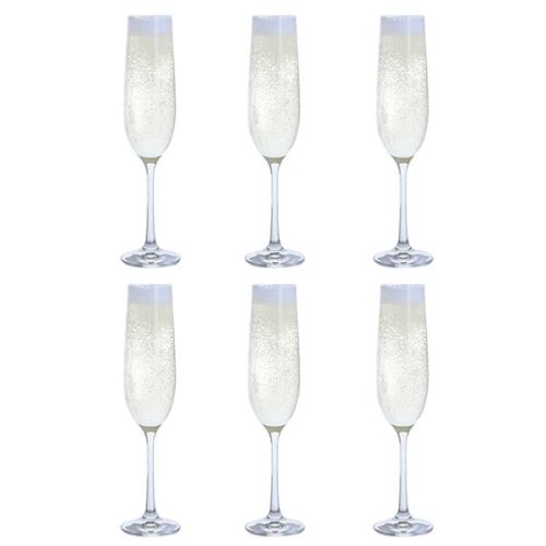 Dartington Crystal Six Champagne Flute, Set of 6