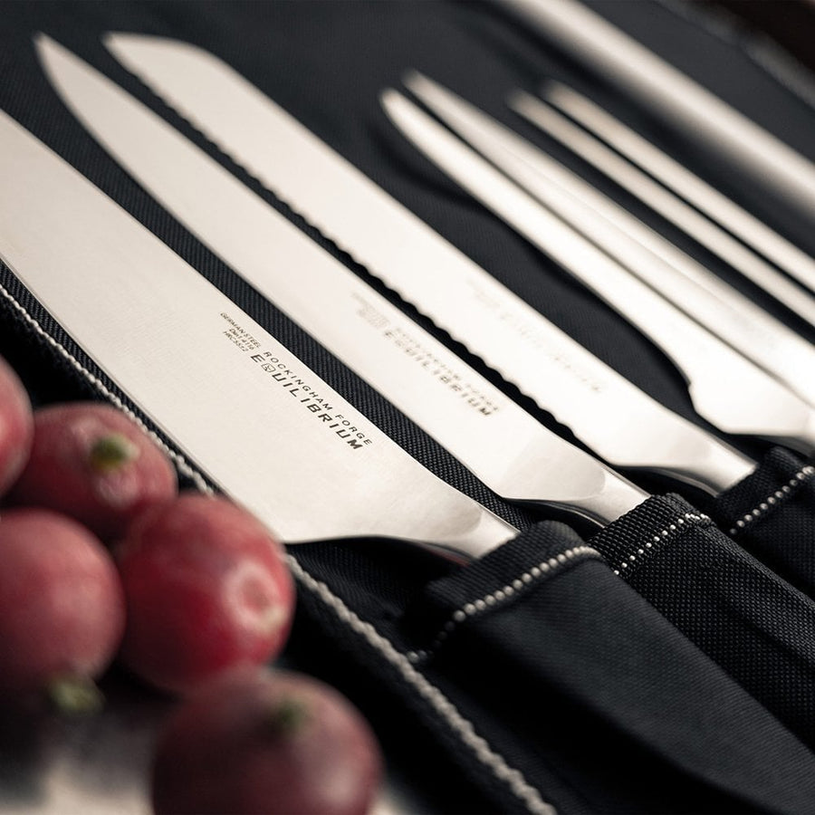 Rockingham Forge Equilibrium Rockingham Forge 10 Piece Knife Set with Soft Roll Case