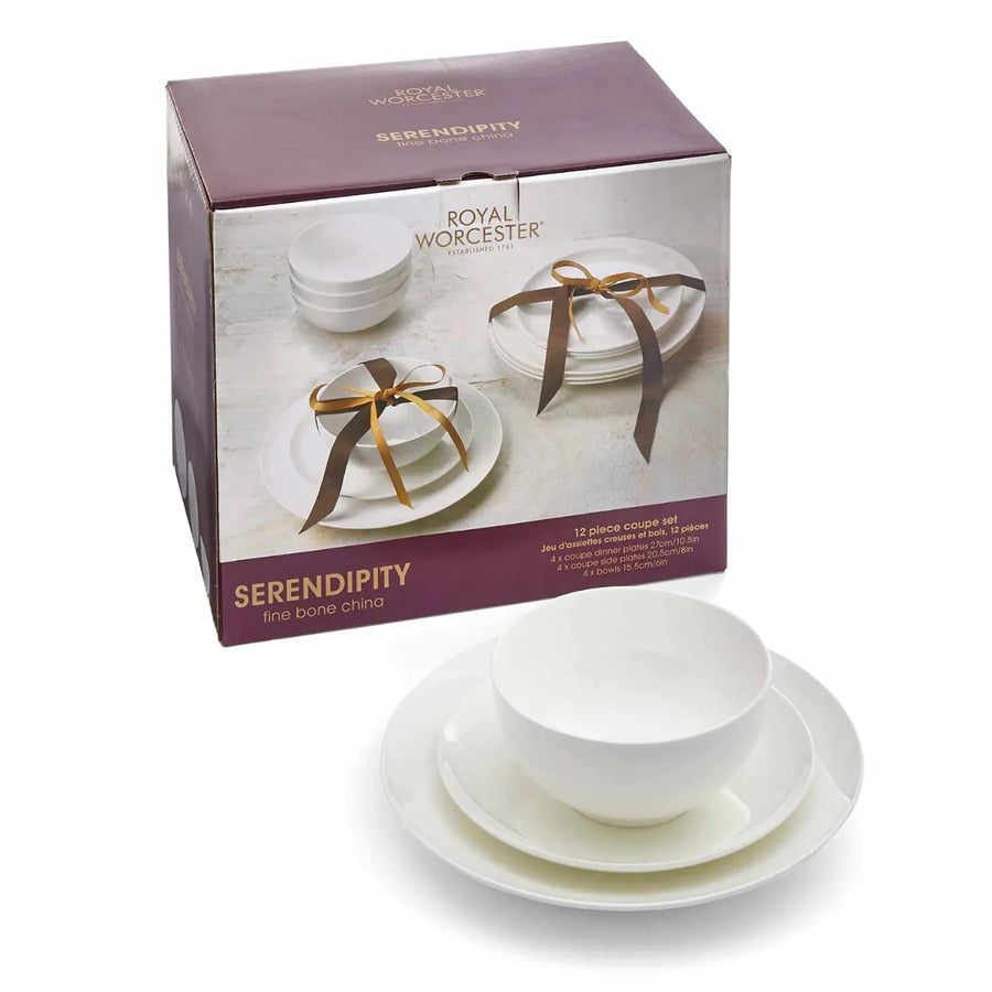 Royal Worcester Serendipity Coupe 12 Piece Dinner Set