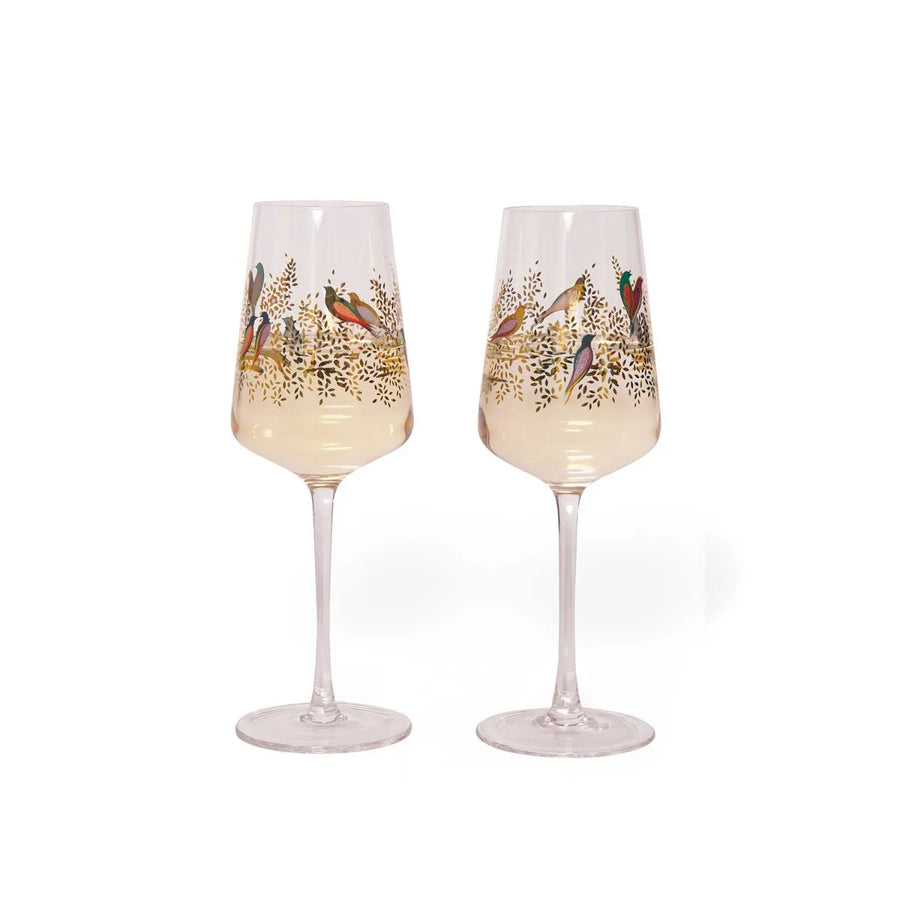 Sara Miller Chelsea Set of 2 Wine Glasses