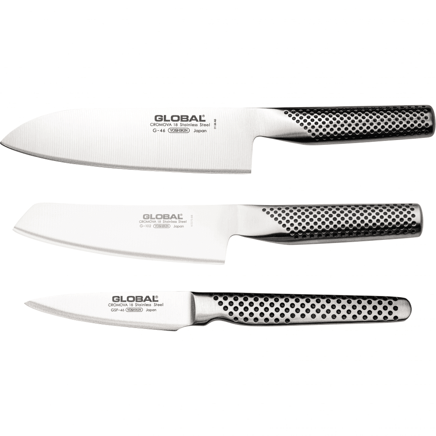 Global Earth-Tsuchi 3 Piece Knife Set - G-4610246 - Millys Store