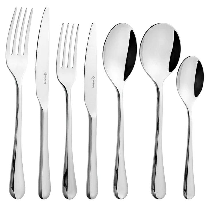 Grunwerg Gliss 84 Piece Cutlery Set for 12 People - Millys Store