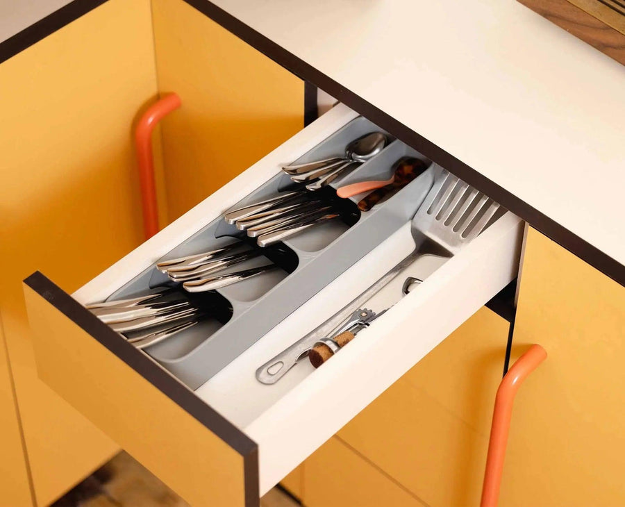 Joseph Joseph DrawerStore™ Grey Compact Cutlery Organiser - Millys Store