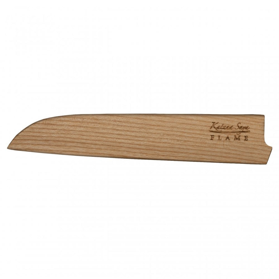 Katana Saya Flame Olive Wood 20cm Bread Knife