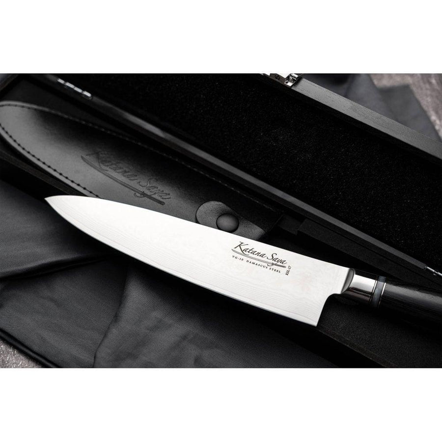 Katana Saya Pakkawood 15cm Cook's Knife - Millys Store