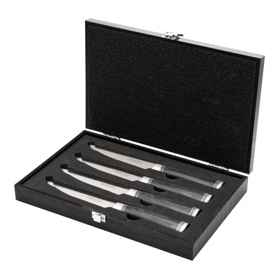 Katana Saya Pakkawood 4 Piece Steak Knife Set