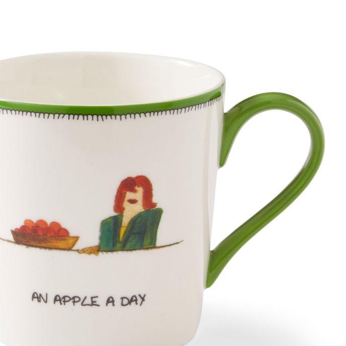 Kit Kemp Doodles Apple a Day Mug - Millys Store