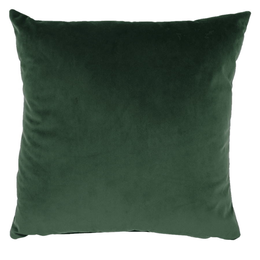 Opulence Velvet Cushion - Bottle Green - Millys Store