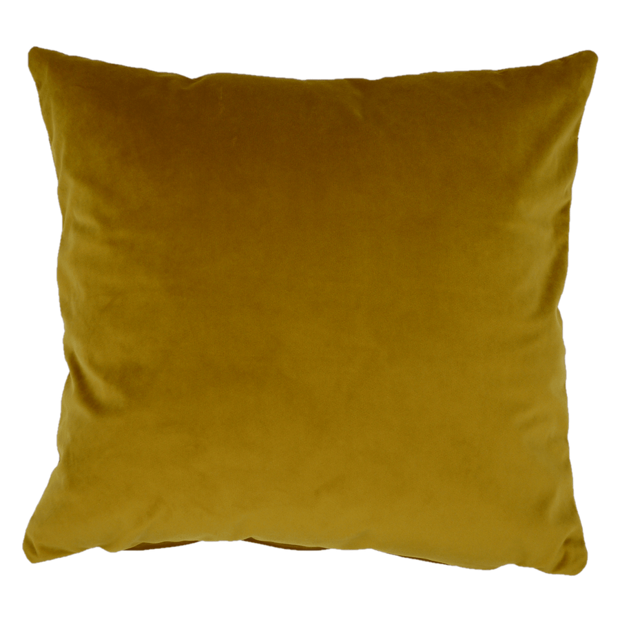 Opulence Velvet Cushion - Saffron - Millys Store