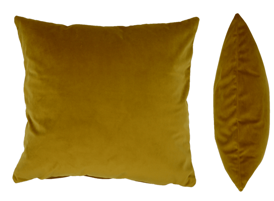 Opulence Velvet Cushion - Saffron - Millys Store