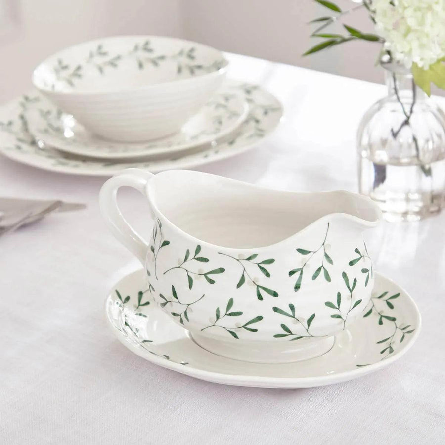 Sophie Conran Mistletoe Sauce Boat & Stand - Millys Store