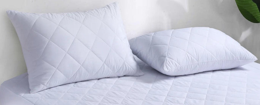 The Bed Linen Store Quilted Anti-Allergy Pillow Protector Pair - Millys Store