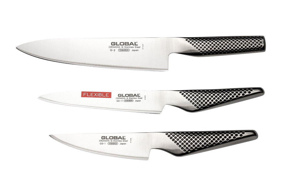 Global Knives 3 Piece Kitchen Knife Set G2111 - Millys Store