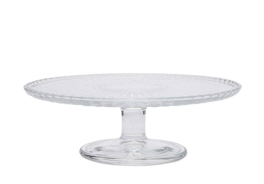 Joules Bees Glass Pedestal Cake Stand