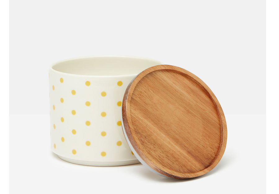 Joules Brightside Spots Medium Storage Cannister