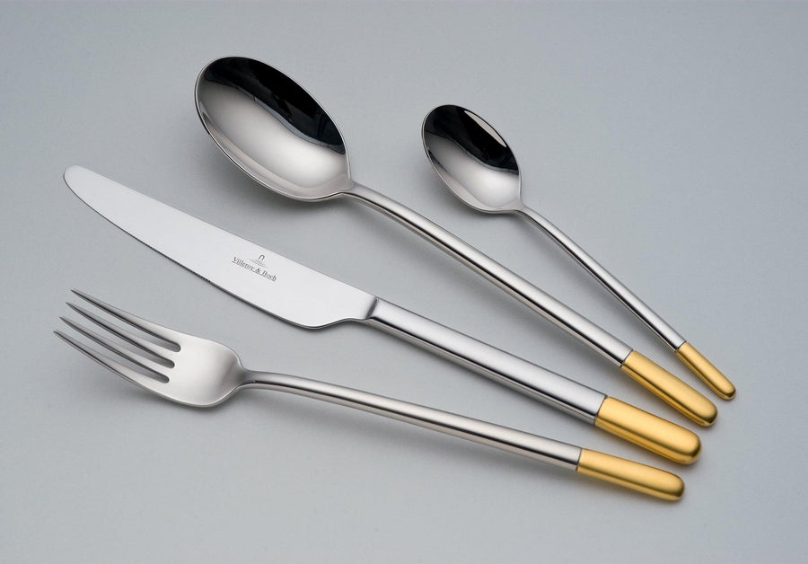 Villeroy & Boch Cutlery Ella Partially Gold Plated Dessert Fork - Millys Store