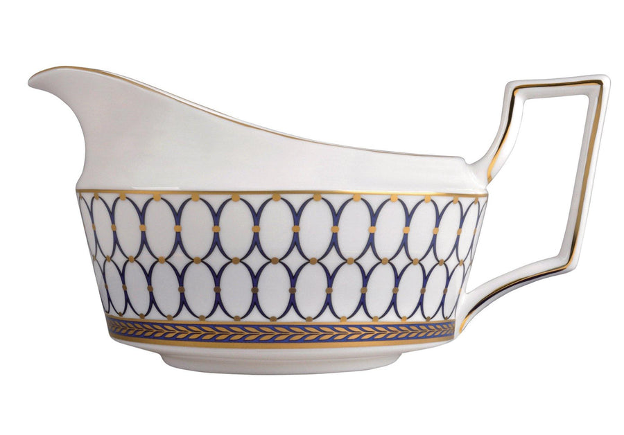 Wedgwood Renaissance Gold Sauce Boat and Stand - Millys Store