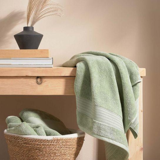 Christy 100% Organic Eco Twist Turkish Combed Cotton Towels - Thyme - Millys Store