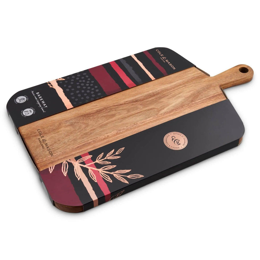 Cole & Mason Barkway Acacia Wooden Chopping Board With Handle - Large - Millys Store