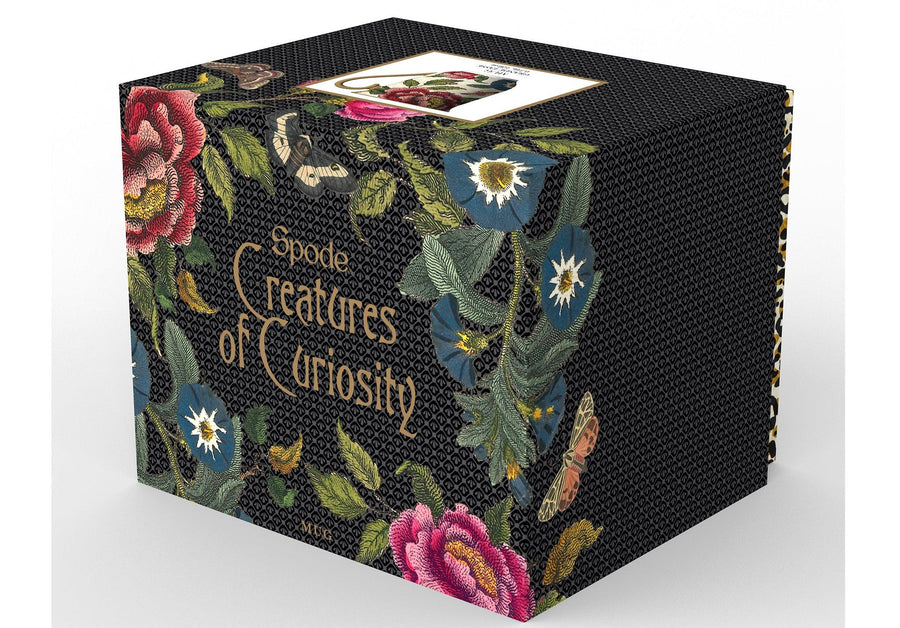 Creatures of Curiosity Black Floral Mug - Millys Store