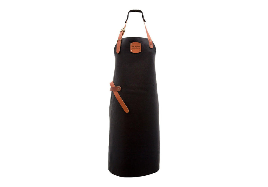 Global GL-8260 Deluxe Leather Apron -Black - Millys Store