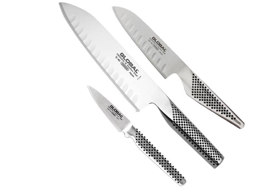 Global Knives 3 Piece Kitchen Knife Set G804690 - Millys Store
