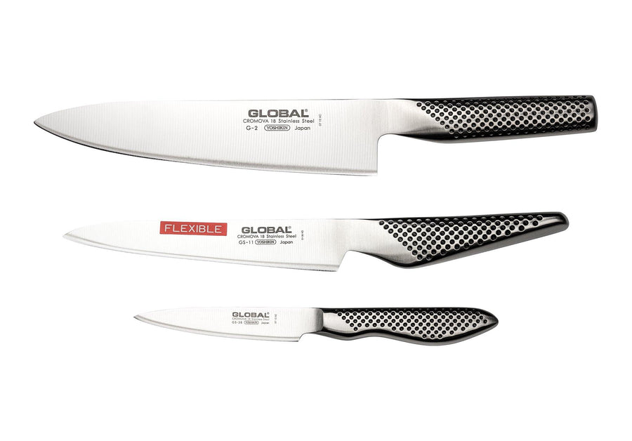 Global Knives 3 Piece Kitchen Set G21138 - Millys Store