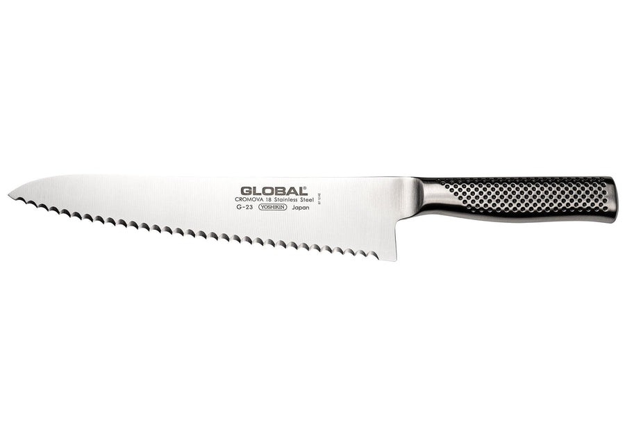 Global Knives G Series 24cm Bread Knife, Scalloped G23 - Millys Store