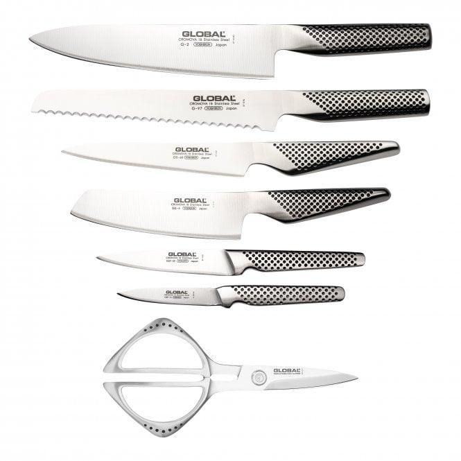 Global Takashi 8 piece Knife Block Set - G-79668B - Millys Store