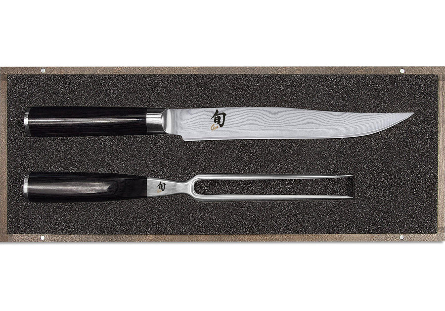 Kai Shun Carving Knife and Carving Fork Set DMS-200 - Millys Store