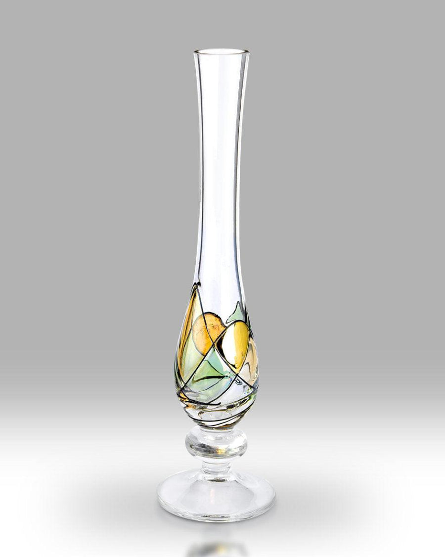 Nobile Glassware Gold Mosaic Venus Vase 22cm - Millys Store