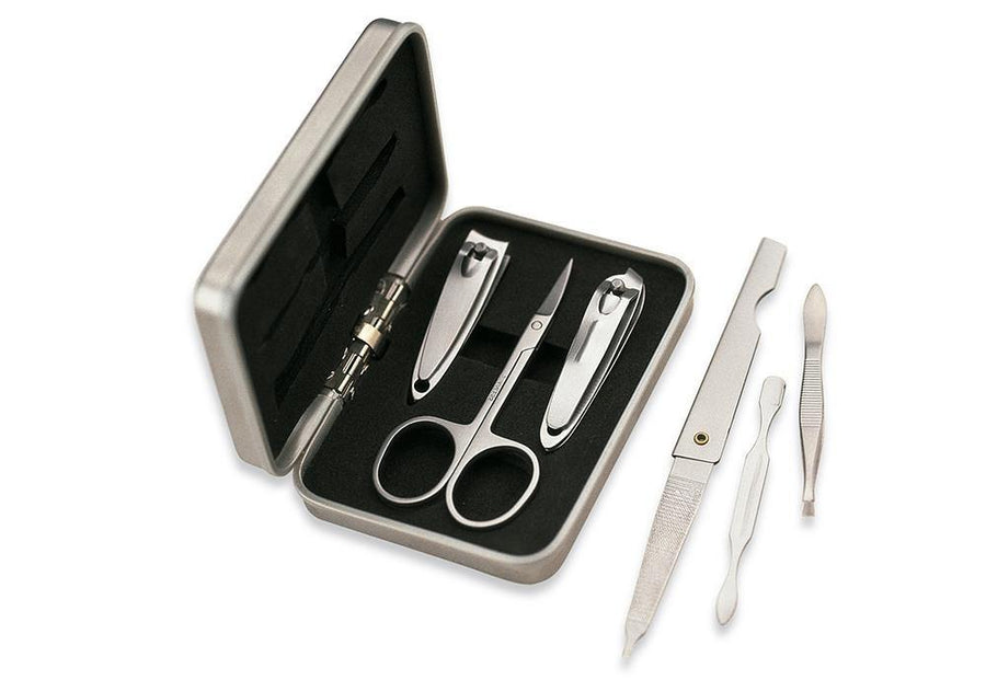 Profesional 6 Piece Stainless Steel Manicure Set in Case - Millys Store