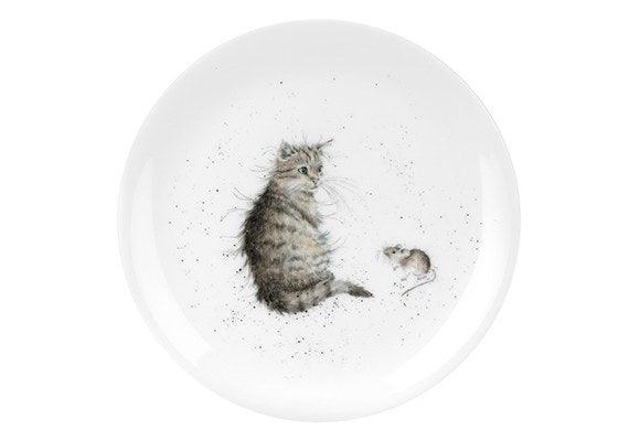 Royal Worcester Wrendale 8 inch Coupe Plate Cat & Mouse - Millys Store