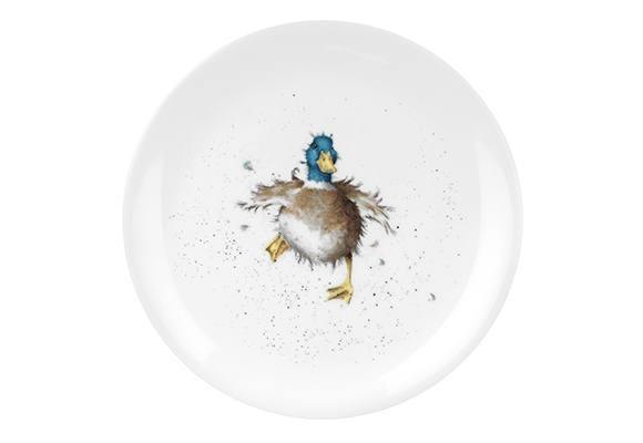 Royal Worcester Wrendale 8 inch Coupe Plate Waddle and a Quack - Millys Store
