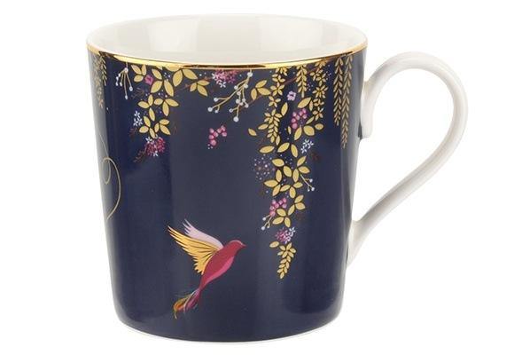 Sara Miller London for Portmeirion Chelsea Collection Mug Navy - Millys Store