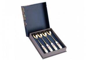Sara Miller London for Portmeirion Chelsea Collection Tea Spoons Set of 4 - Millys Store