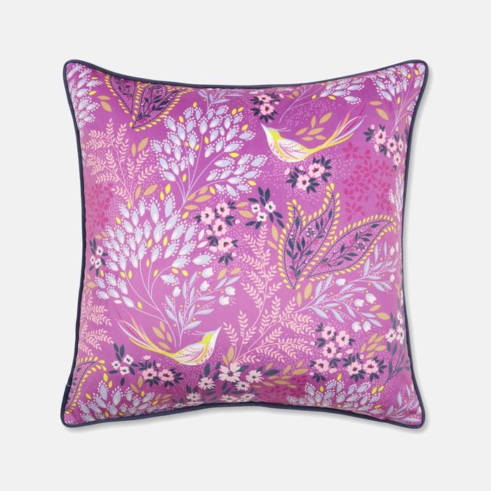 Sara Miller Songbird Mauve Feather Filled Cushion - Millys Store