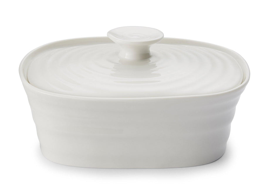 Sophie Conran for Portmeirion Covered Butter Dish White - Millys Store