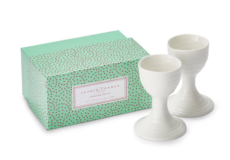 Sophie Conran for Portmeirion Egg Cups Set of 2 White - Millys Store