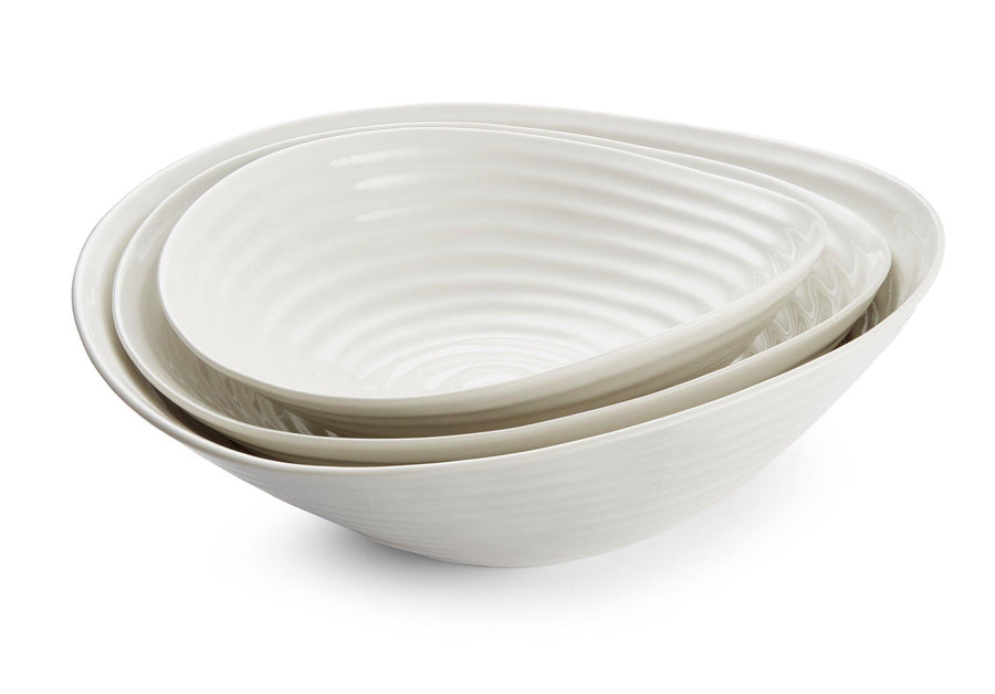 Sophie Conran for Portmeirion Set of 3 Salad Bowls White - Millys Store