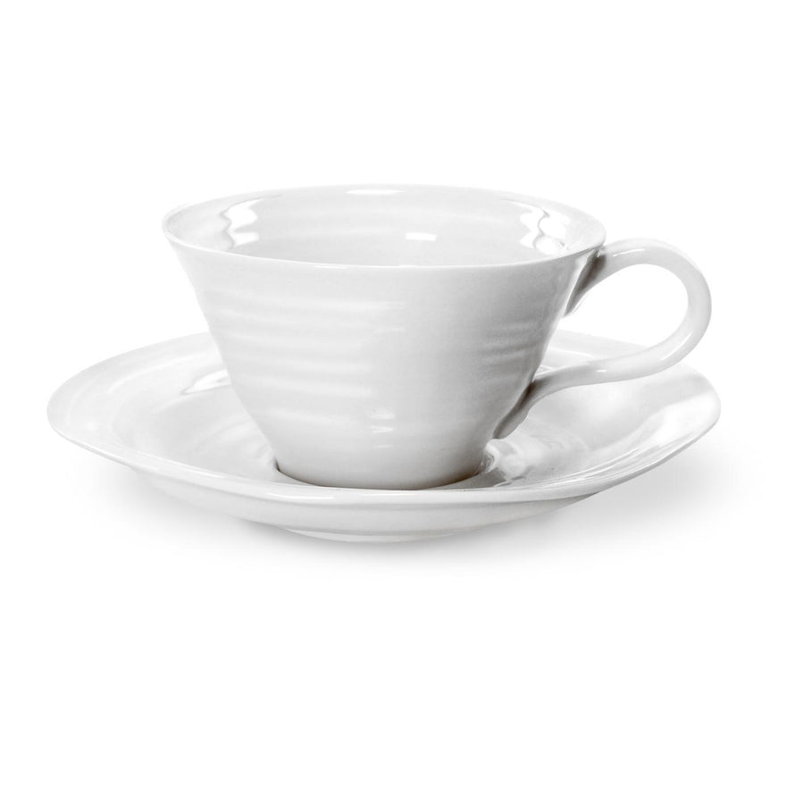 Sophie Conran for Portmeirion Teacup and Saucer White - Millys Store