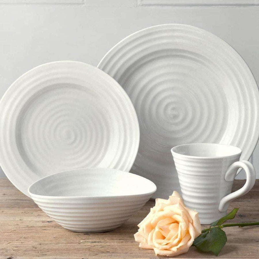 Sophie Conran for Portmeirion White 4 Piece Dinner Set for 1 Person - Millys Store
