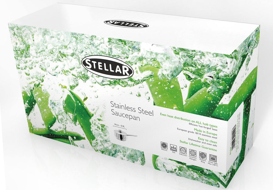 Stellar 1000 Stainless Steel 14cm Saucepan 1.1L - Millys Store