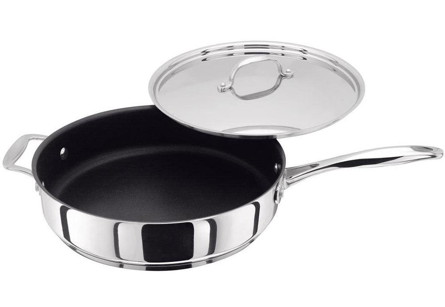 Stellar 7000 Stainless Steel 28cm Non-Stick Saute Pan with Helper Handle - Millys Store