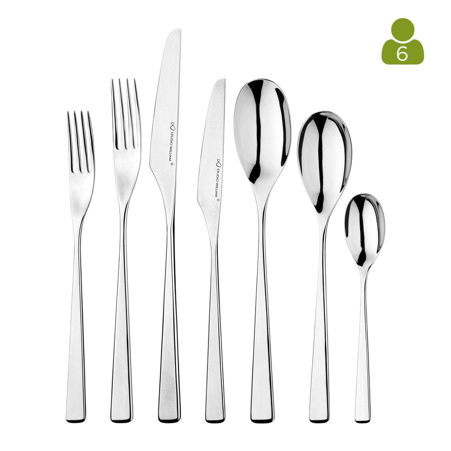 Studio William Tilia Mirror 42 Piece, 6 Person Cutlery Set - Millys Store