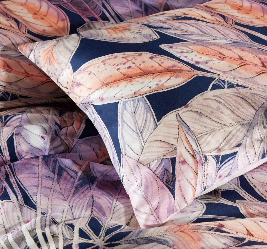 Vantona Boutique Zanthe Leaves Duvet Cover Set - Millys Store