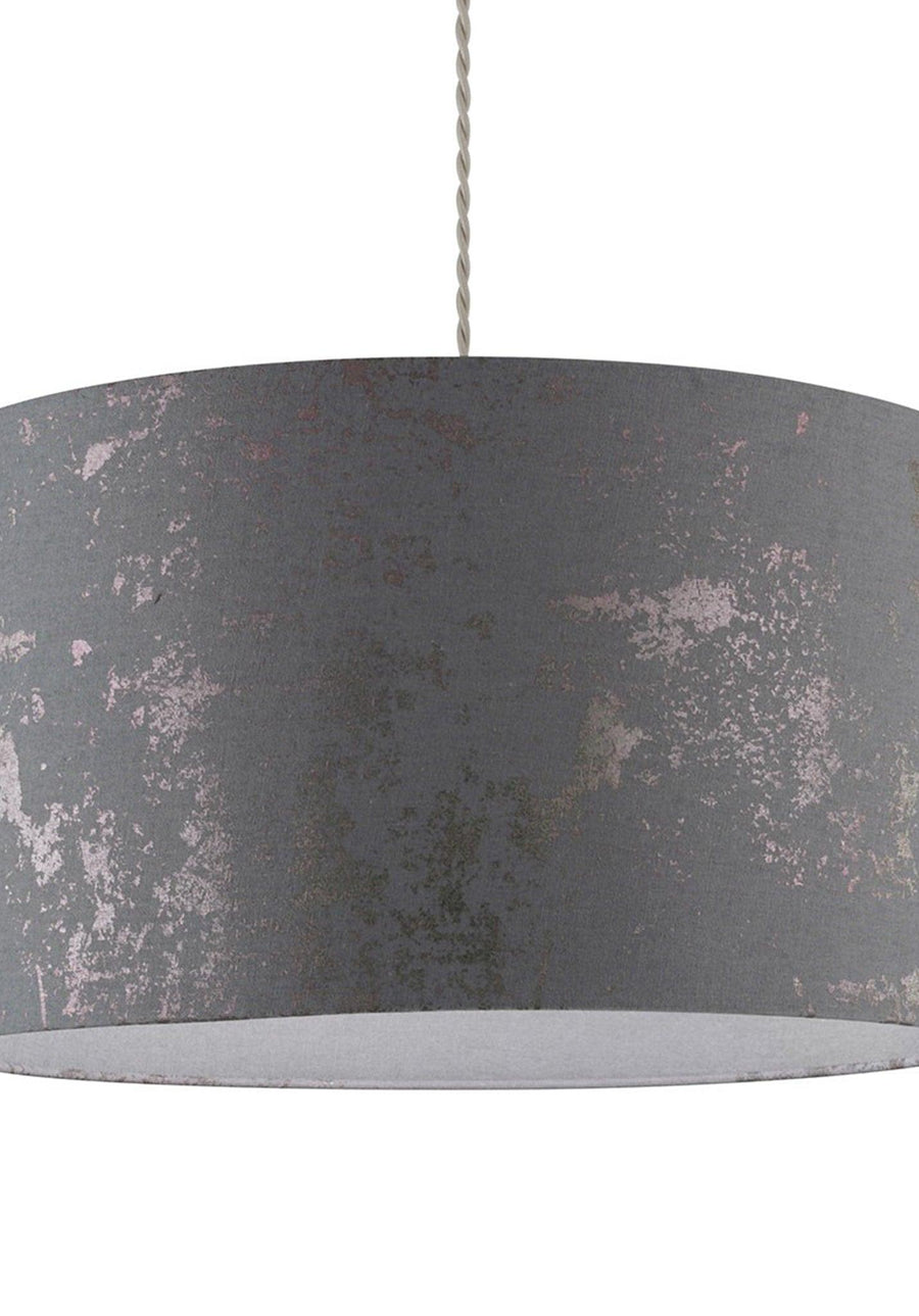 Village At Home Frankie Pendant Shade Grey/Silver