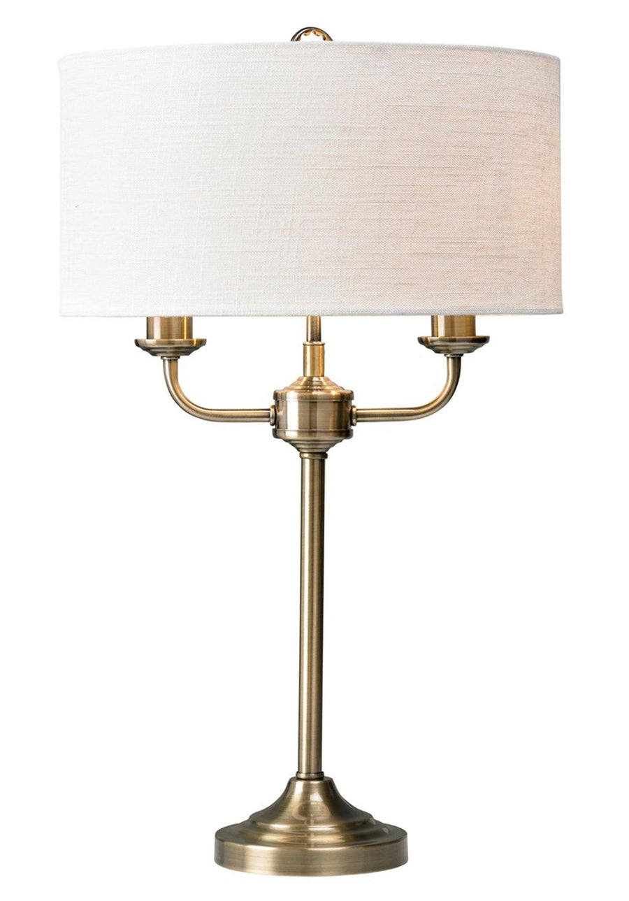 Village At Home Grantham Table Lamp Antique Brass - Millys Store